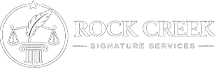 Rock Creek Signature Services | Mobile Notary - Home